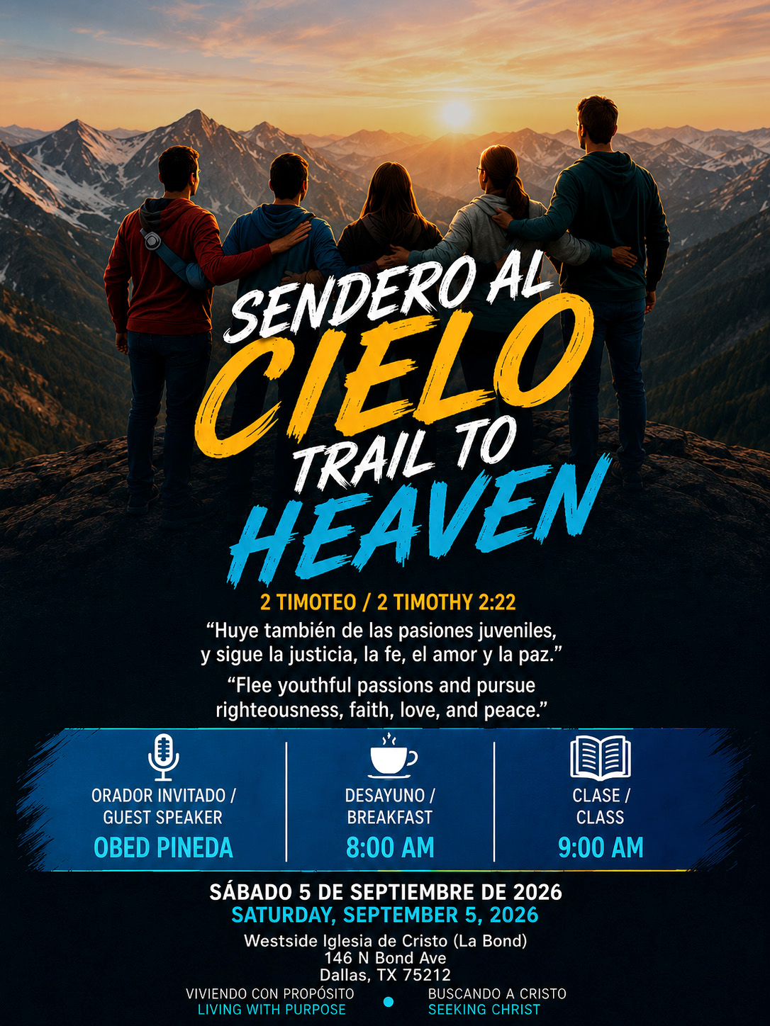 Reunión Juveníl 2026 invitación