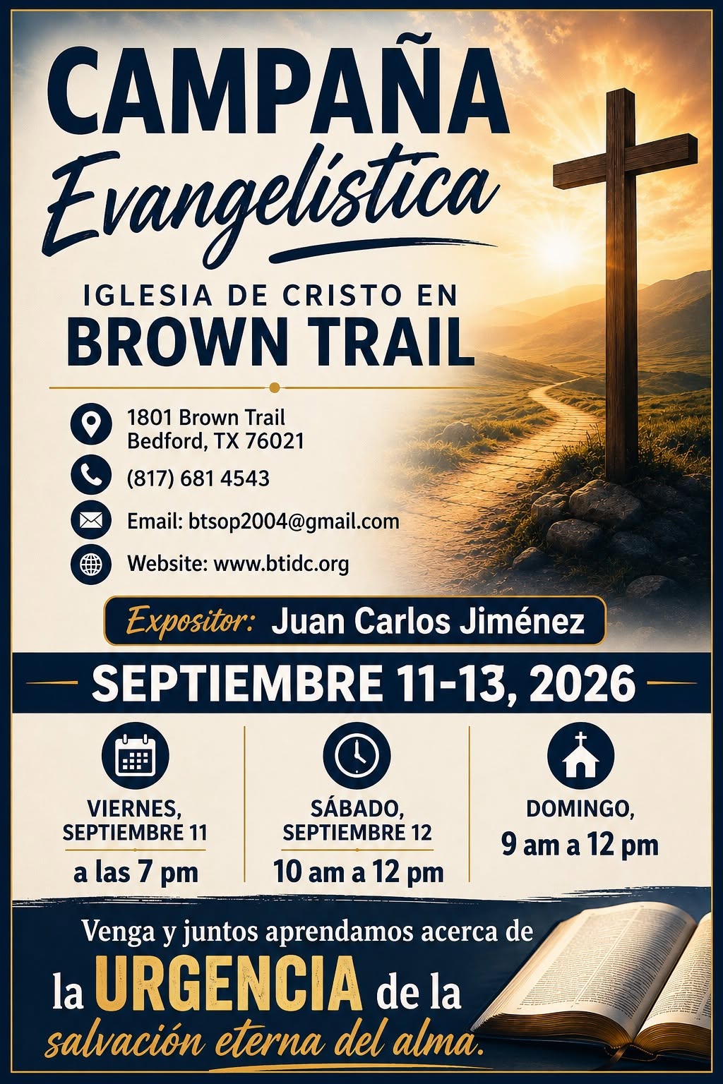 Campaña Evangelistica invitación